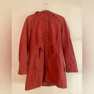 LL Bean Barn Coat with Removable Shearling Liner